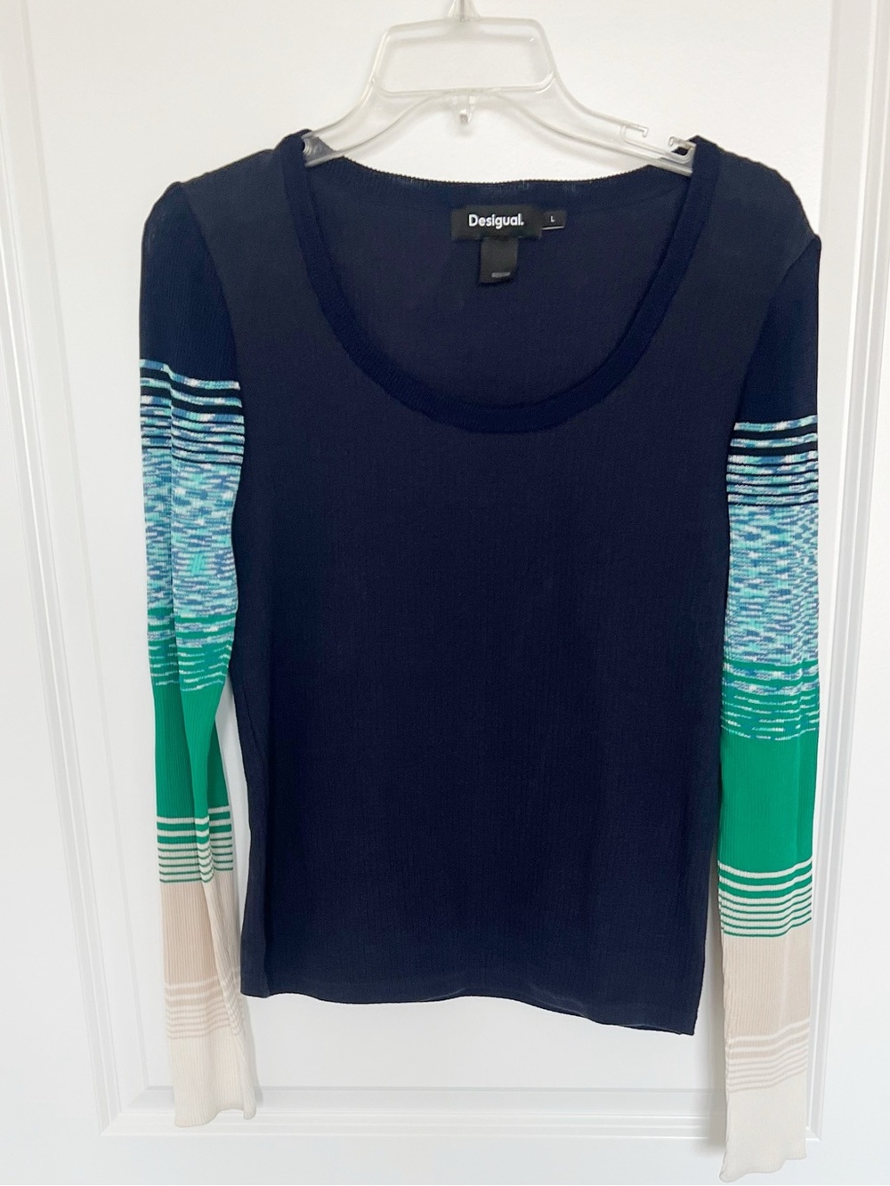 Desigual Ribbed Long Sleeve Top - Picture 2 of 4